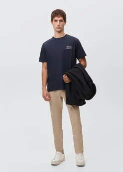 MANGO Koszulki*Bawełniana koszulka z napisem