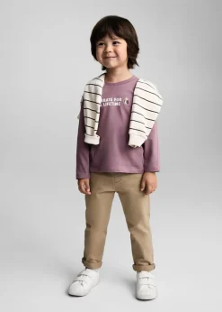 Dzieci MANGO Koszulki*Bawełniana koszulka z napisem