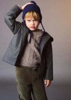 Dzieci MANGO Płaszcze I Kurtki*Bawełniana kurtka z wewnętrzną podpinką