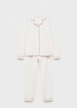 Dzieci MANGO Piżamy*Bawełniana piżama ze wzorem