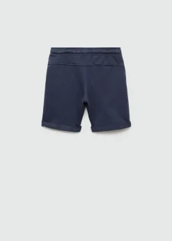 Dzieci MANGO Bermudy*Bawełniane bermudy z elastycznym pasem