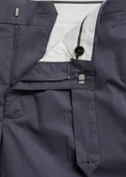 MANGO Spodnie*Bawełniane bermudy z zakładkami