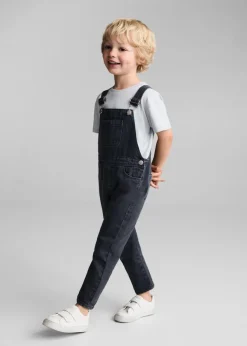 Dzieci MANGO Dżinsy*Bawełniane ogrodniczki