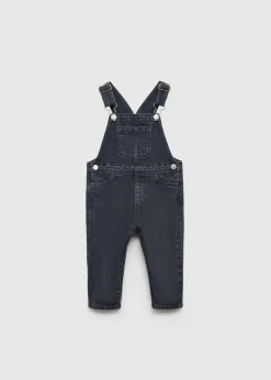 Dzieci MANGO Dżinsy*Bawełniane ogrodniczki