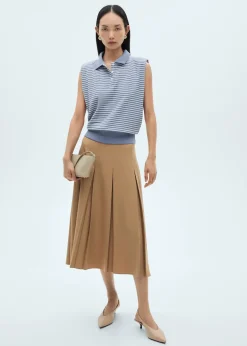 MANGO Kamizelki*Bawełniane polo w paski