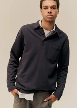 MANGO Bluzy*Bawełniane polo z długim rękawem