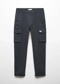 MANGO Spodnie*Bawełniane spodnie cargo