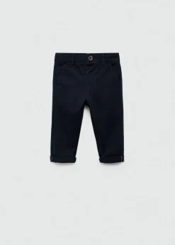 Dzieci MANGO Spodnie*Bawełniane spodnie chinos