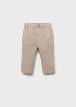 Dzieci MANGO Spodnie|Spodnie*Bawełniane spodnie sztruksowe