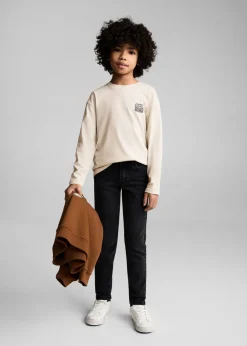 Dzieci MANGO Koszulki*Bawełniany wzorzysty t-shirt