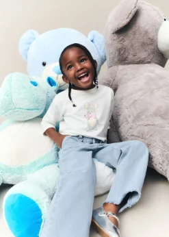 Dzieci MANGO Koszulki*Bawełniany wzorzysty t-shirt