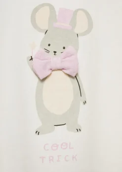 Dzieci MANGO Koszulki*Bawełniany wzorzysty t-shirt