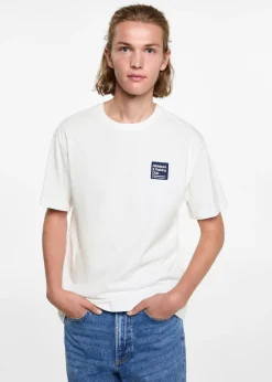 MANGO Koszulki*Bawełniany wzorzysty t-shirt