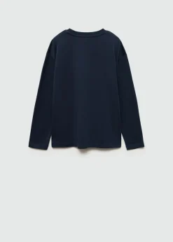 Dzieci MANGO Koszulki*Bawełniany wzorzysty t-shirt