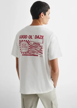 MANGO Koszulki*Bawełniany wzorzysty t-shirt