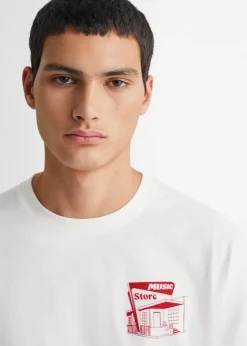 MANGO Koszulki*Bawełniany wzorzysty t-shirt