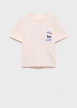 Dzieci MANGO Koszulki I Topy*Bawełniany wzorzysty t-shirt
