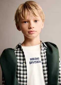 Dzieci MANGO Koszulki*Bawełniany wzorzysty t-shirt