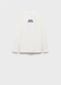 Dzieci MANGO Koszulki*Bawełniany wzorzysty t-shirt