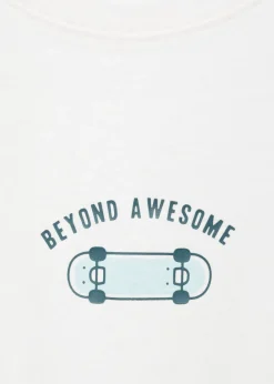 Dzieci MANGO Koszulki*Bawełniany wzorzysty t-shirt