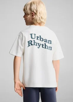 Dzieci MANGO Koszulki*Bawełniany wzorzysty t-shirt