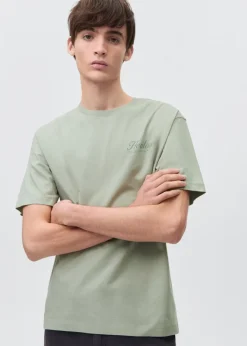 MANGO Koszulki*Bawełniany wzorzysty t-shirt