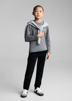 Dzieci MANGO Koszulki*Bawełniany wzorzysty t-shirt