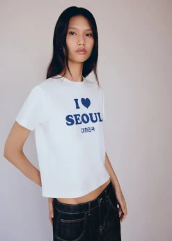 MANGO Koszulki*Bawełniany wzorzysty t-shirt