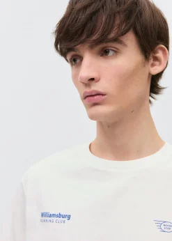 MANGO Koszulki*Bawełniany wzorzysty t-shirt