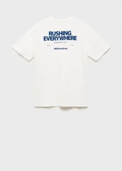 MANGO Koszulki*Bawełniany wzorzysty t-shirt