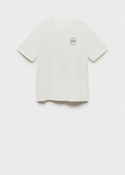 MANGO Koszulki*Bawełniany wzorzysty t-shirt