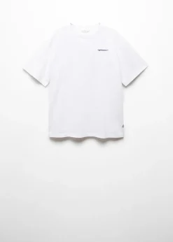 MANGO Koszulki*Bawełniany wzorzysty t-shirt