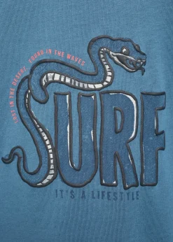 Dzieci MANGO Koszulki*Bawełniany wzorzysty t-shirt