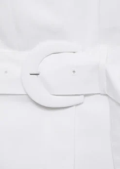 MANGO Koszule I Bluzki*Belted pleated blouse