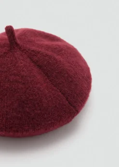 MANGO Czapki I Rękawiczki*Beret z dzianiny