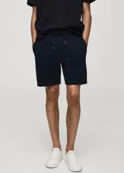 MANGO Spodnie*Bermudy bawełniane typu joggersy