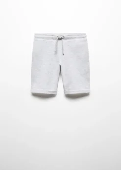 Dzieci MANGO Bermudy*Bermudy bawełniane z elastycznym pasem
