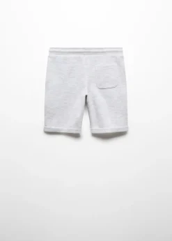 Dzieci MANGO Bermudy*Bermudy bawełniane z elastycznym pasem