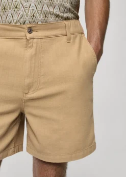 MANGO Dżinsy*Bermudy bawełniane z kieszeniami