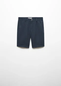 Dzieci MANGO Bermudy*Bermudy chino z lnu