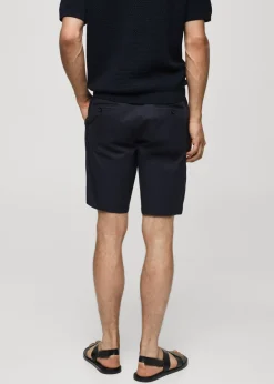 MANGO Spodnie*Bermudy chinosy slim fit z bawełny