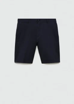 MANGO Spodnie*Bermudy chinosy slim fit z bawełny