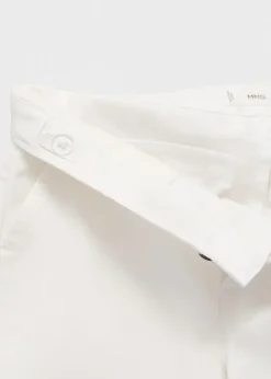 Dzieci MANGO Bermudy*Bermudy chinosy slim fit z bawełny