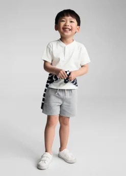 Dzieci MANGO Bermudy*Bermudy denim comfy-fit