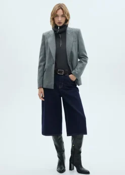 MANGO Krótkie Spodenki*Bermudy dżinsowe rinse wash