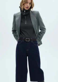 MANGO Krótkie Spodenki*Bermudy dżinsowe rinse wash