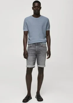 MANGO Dżinsy*Bermudy dżinsowe slim fit