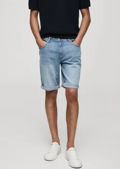MANGO Dżinsy*Bermudy dżinsowe slim fit