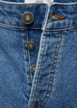 MANGO Bermudy*Bermudy dżinsowe z bawełny