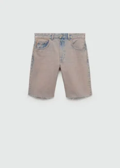 MANGO Krótkie Spodenki*Bermudy dżinsowe z efektem sprania
